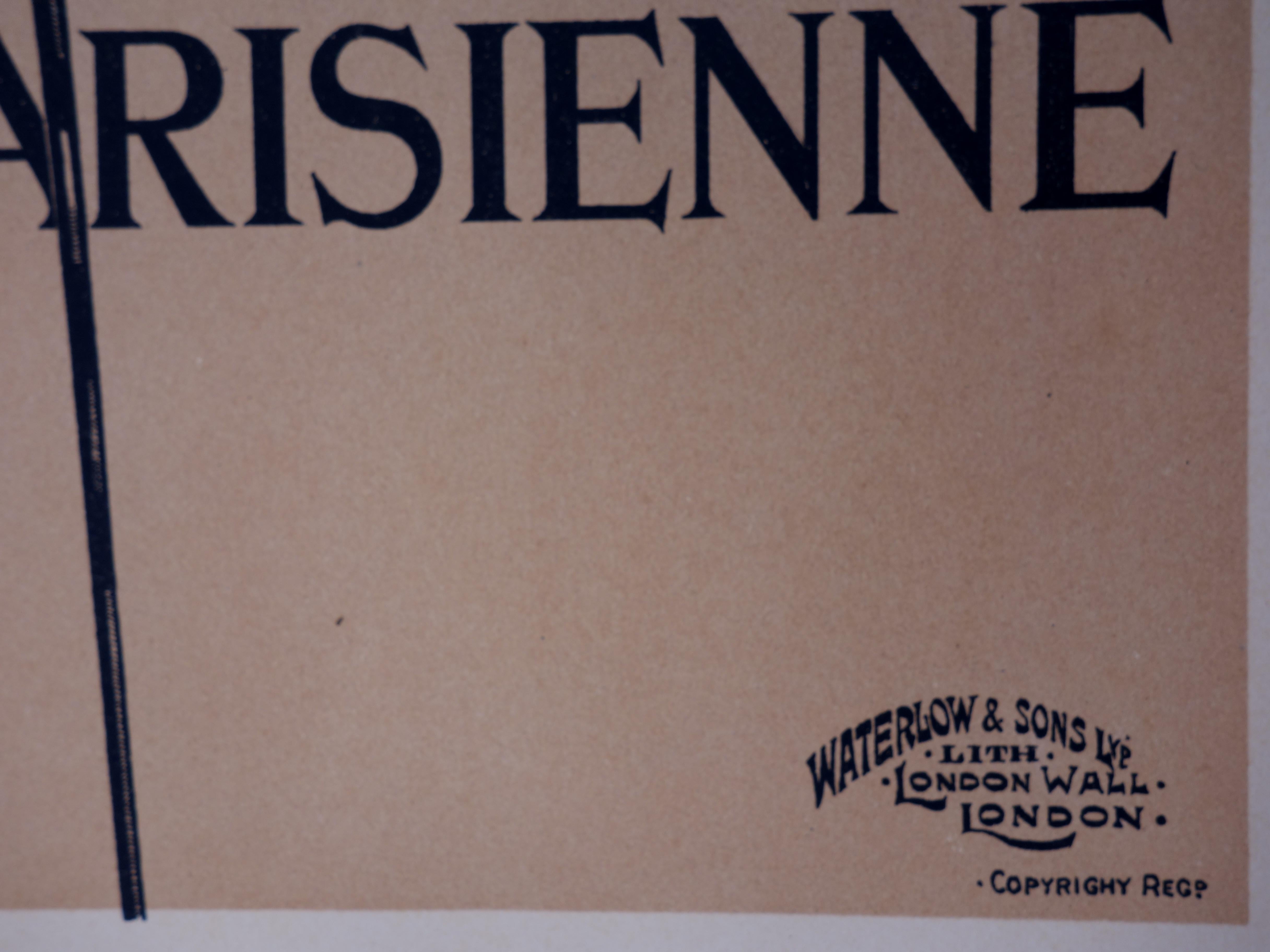 La Gay Parisienne - Litografía (Les Maîtres de l'Affiche), 1897 en venta 2