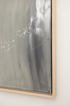 "BREAK ONE / MELODY OUTRO", abstrakte Malerei mit gefundenen Objekten in Mischtechnik