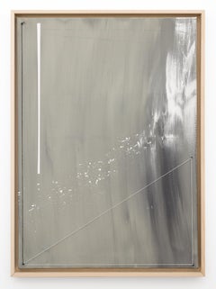 "BREAK ONE / MELODY OUTRO", abstrakte Malerei mit gefundenen Objekten in Mischtechnik