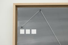 "CALL / LOVE SONG PART 2", abstrakte Malerei mit gefundenen Objekten in Mischtechnik