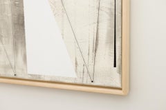 "FULL TRACK / COME HITHER", pintura abstracta de objetos encontrados en técnica mixta