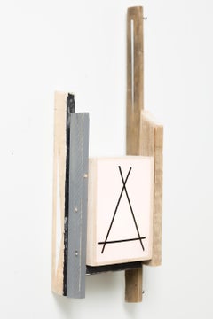 "Modus Lumen 01", Illuminated Lost-Object Wall-Hanging Abstract Assemblage