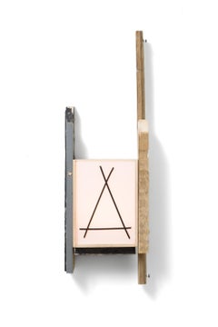 "Modus Lumen 01", Illuminated Lost-Object Wall-Hanging Abstract Assemblage