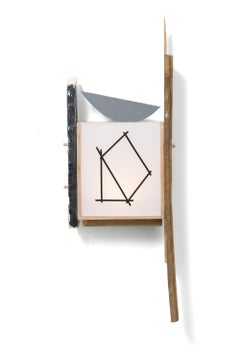 "Modus Lumen 03", Illuminated Wall-Hanging Abstract Light Assemblage