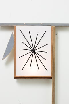 "Modus Lumen 05", Original Illuminated Wall-Hanging Abstract Light Sculpture