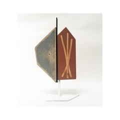 "Modus Volito Rusticus 35", Abstract, Found Object, Free-Standing Sculpture