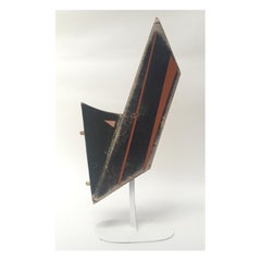 "Modus Volito Rusticus 38", Abstract, Found Object, Free-Standing Sculpture