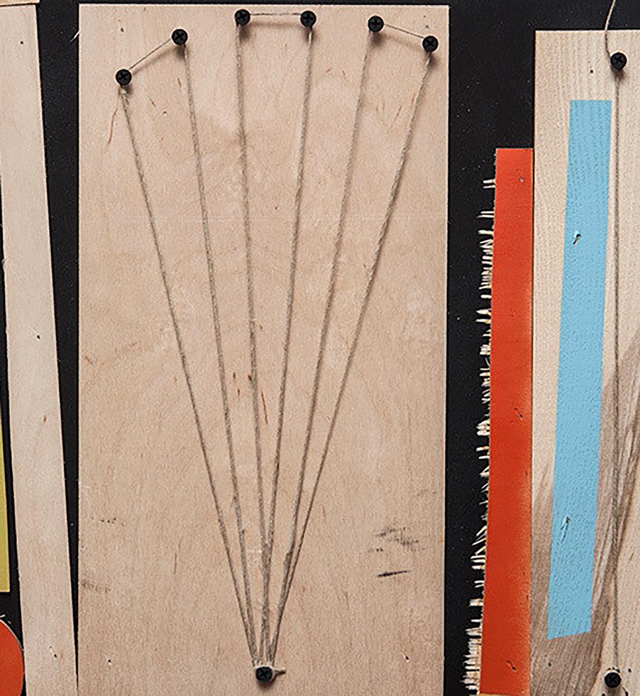 Wandering Bonanza 19 - Brown Abstract Sculpture by Hyland Mather AKA X-O