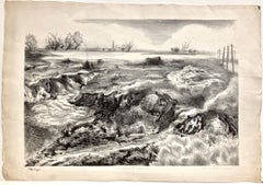 Hyman J. Warsager, Canarsie Meadows, 1936-39, WPA lithograph