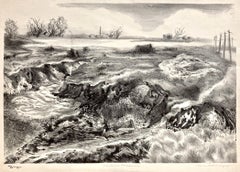 Hyman J. Warsager, Canarsie Meadows, 1936-39, litografía WPA