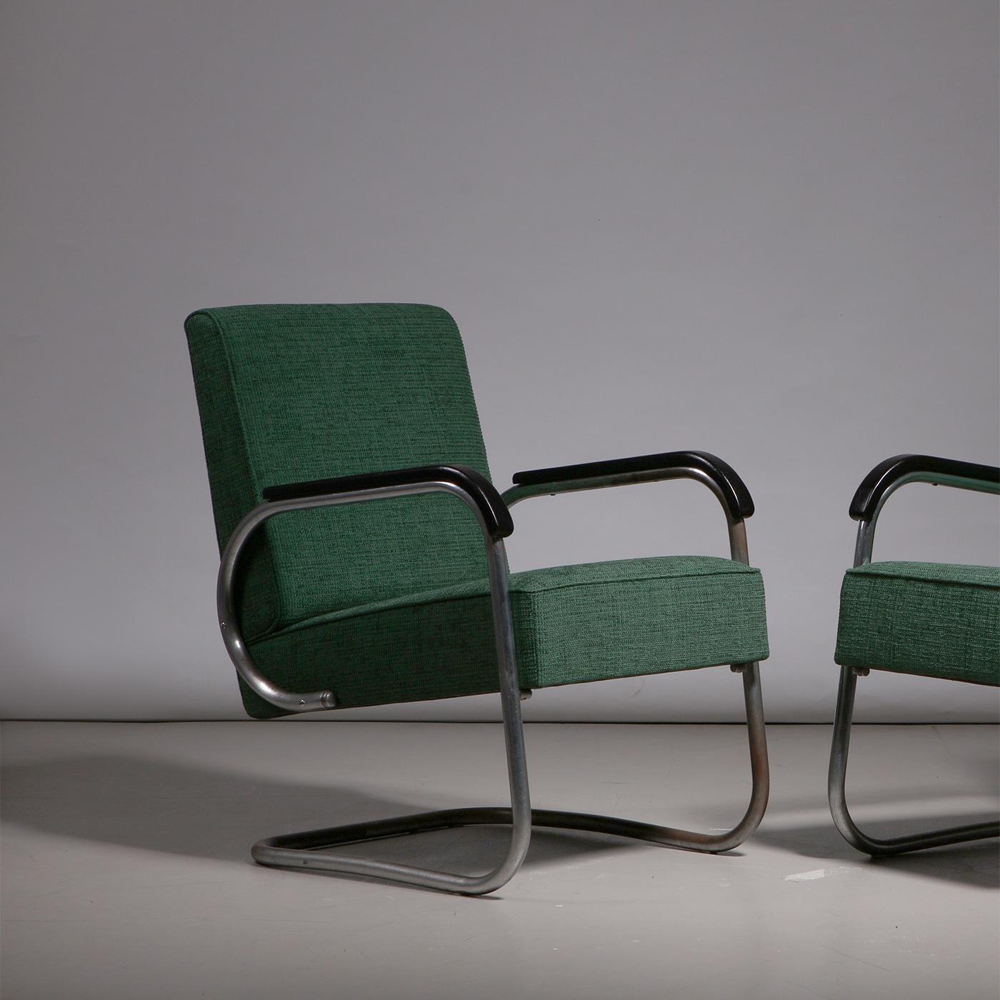 Rare fauteuil en porte-à-faux du Bauhaus, modèle 