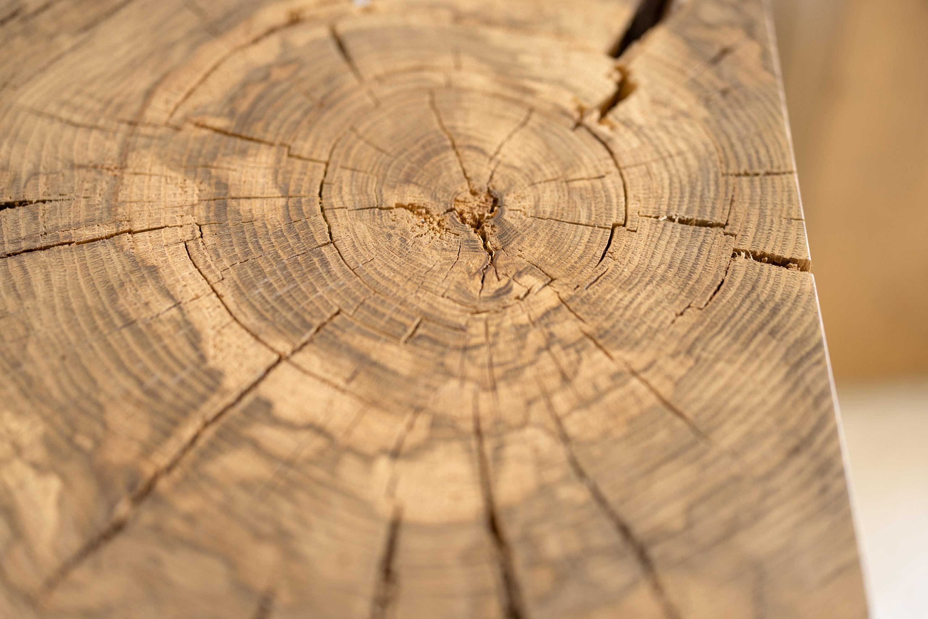 Rustikaler Hyo-Tisch Mountain  White Oak Massivholz Würfel Seite 15