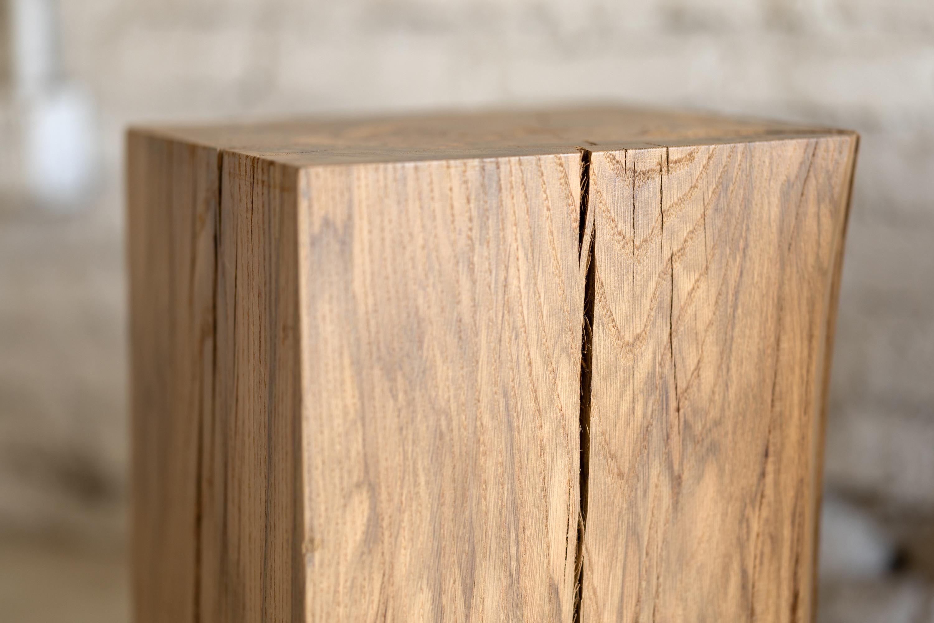 Rustikaler Hyo-Tisch Mountain  White Oak Massivholz Würfel Seite 15