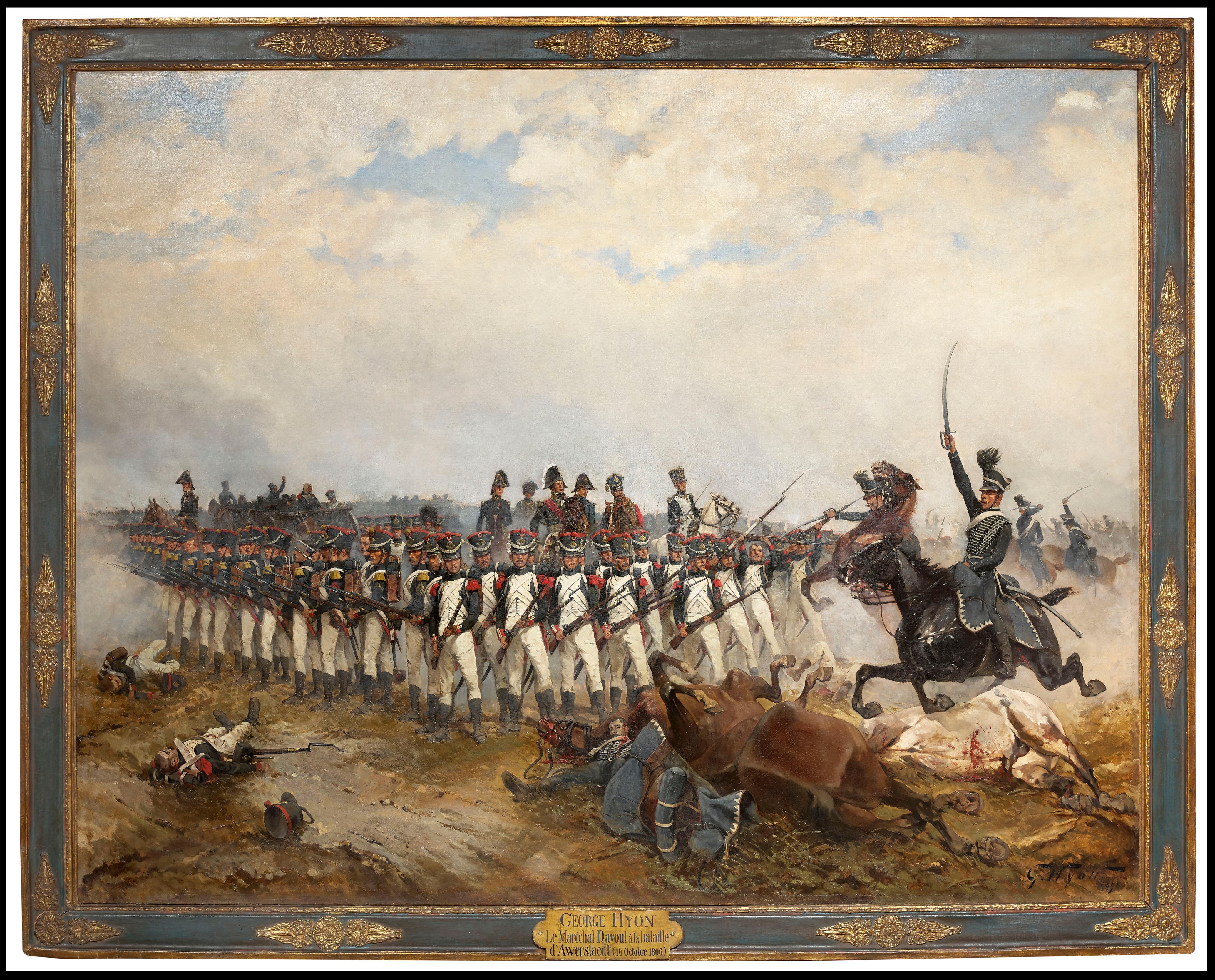 Battle of Auerstaedt, October 14th 1806 - Painting by HYON Georges