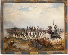 Antique Battle of Auerstaedt, October 14th 1806