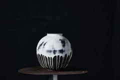 Monochromatic Landscape Moon Jar II