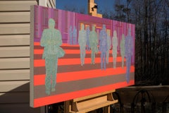 Fantasma in città - Ora di pranzo, Pittura originale