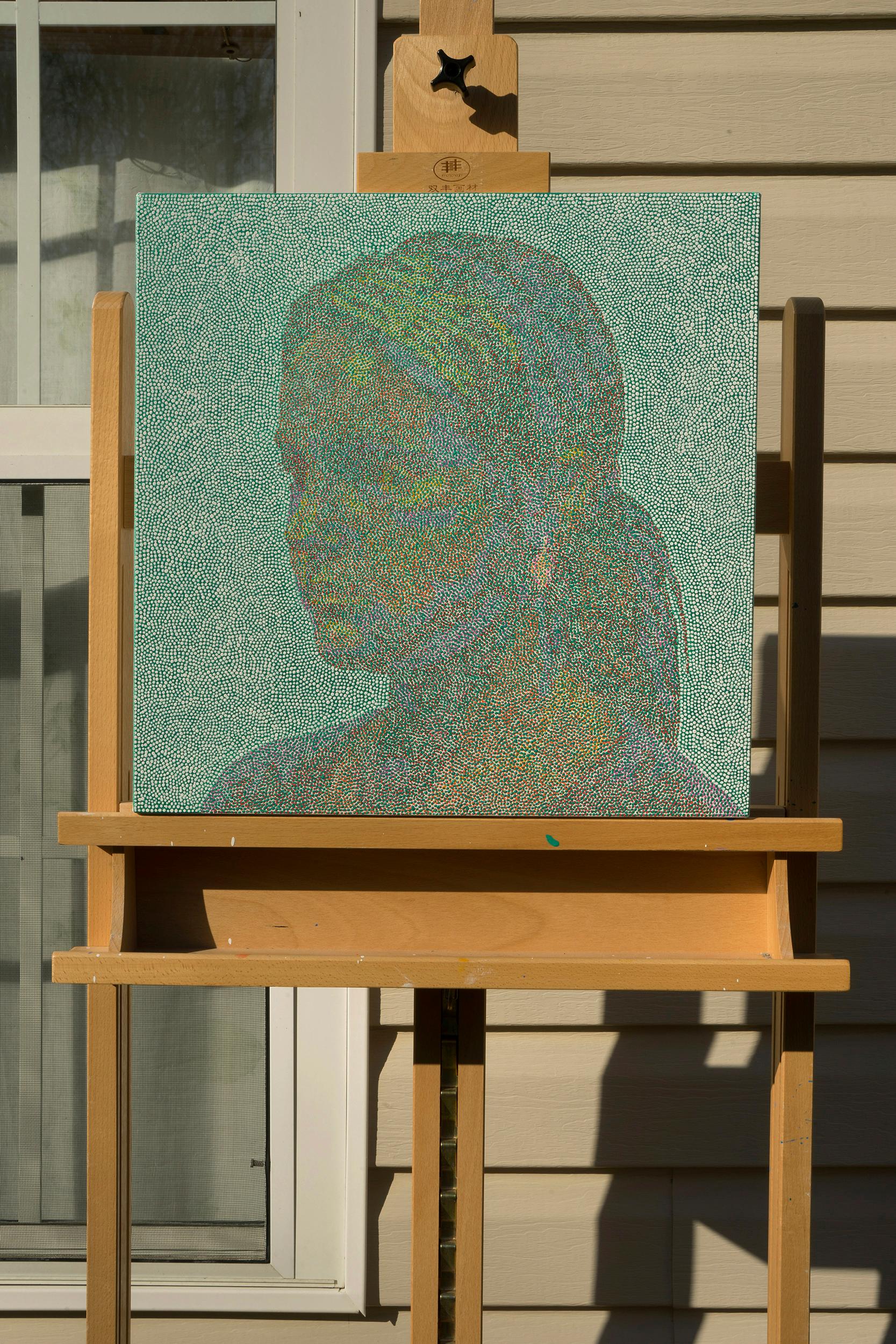 Retrato - Linsay, Pintura original - Painting Contemporáneo de Hyoungseok Kim
