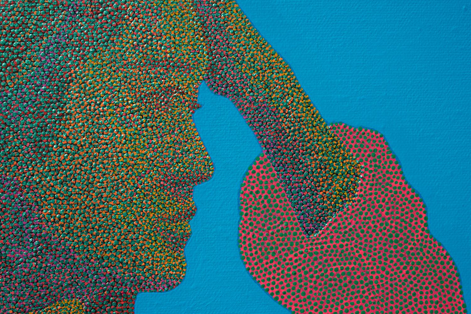 Retrato 25-1, Pintura original - Portrait Painting Marrón de Hyoungseok Kim