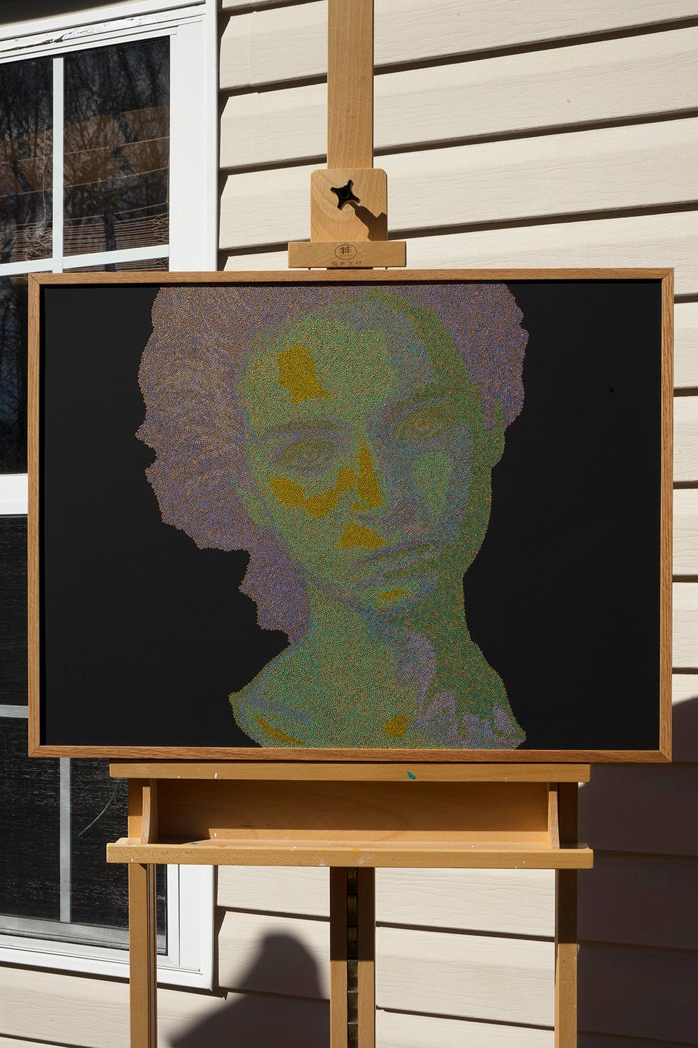 Porträt 25-10, Originalgemälde (Zeitgenössisch), Painting, von Hyoungseok Kim