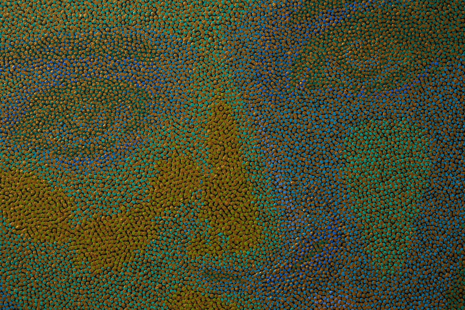 Porträt 25-10, Originalgemälde (Schwarz), Portrait Painting, von Hyoungseok Kim
