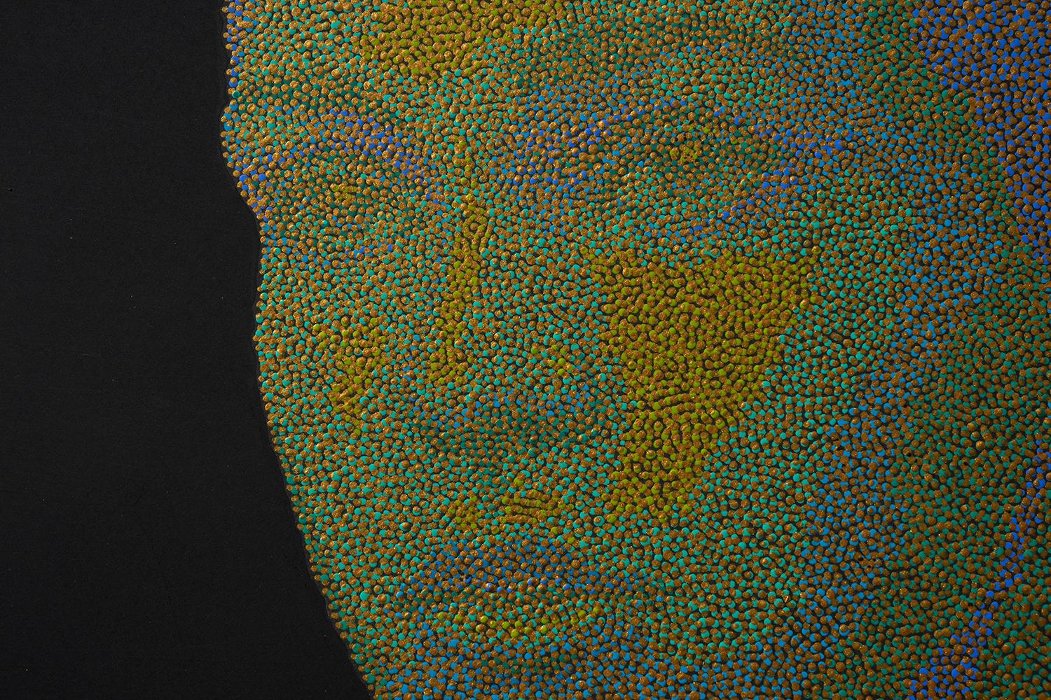 Ritratto 25-5, dipinto originale - Figurative Painting Nero di Hyoungseok Kim
