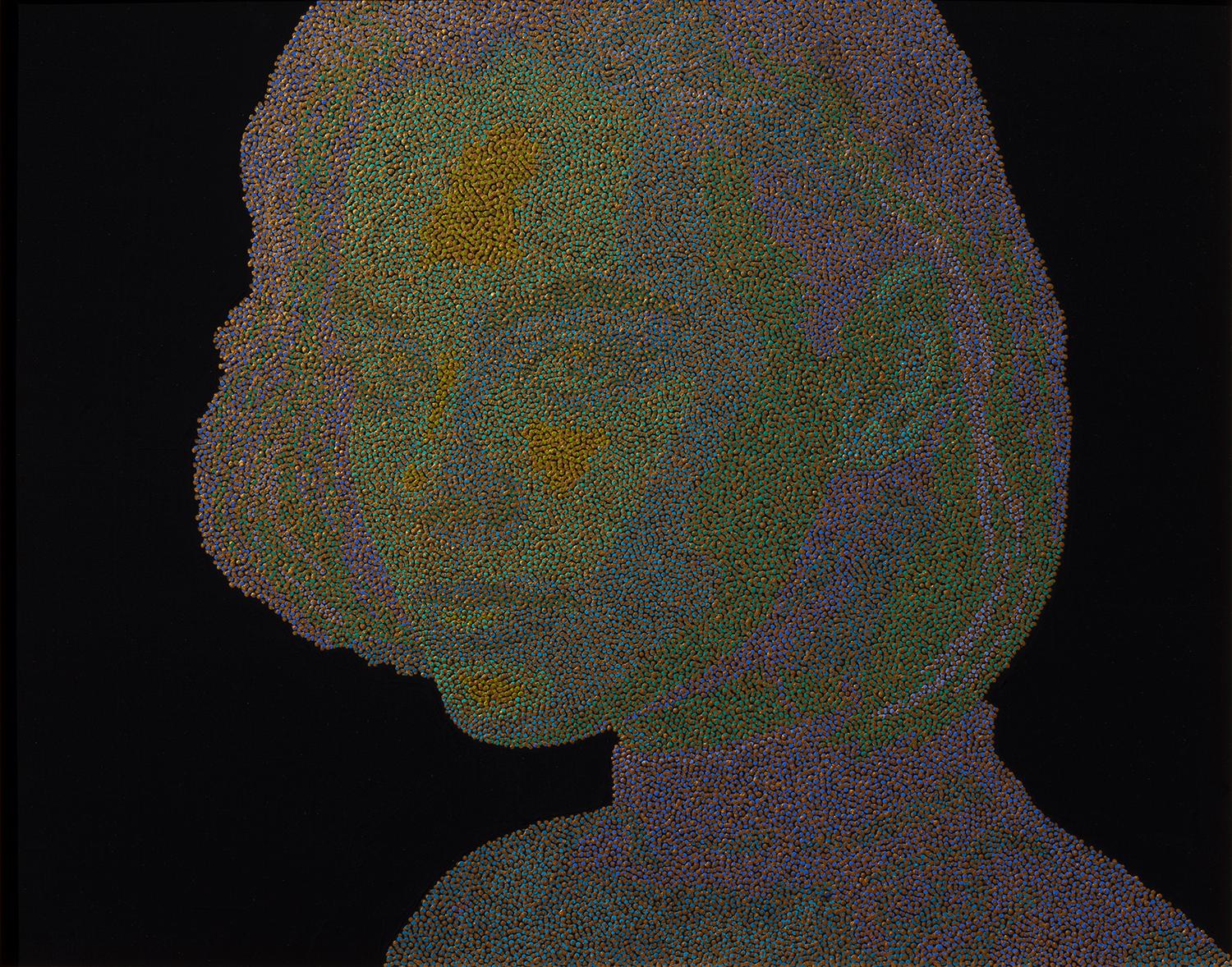Figurative Painting di Hyoungseok Kim - Ritratto 25-7, dipinto originale