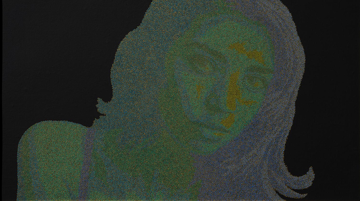 Hyoungseok Kim Figurative Painting – Porträt 25-8, Originalgemälde