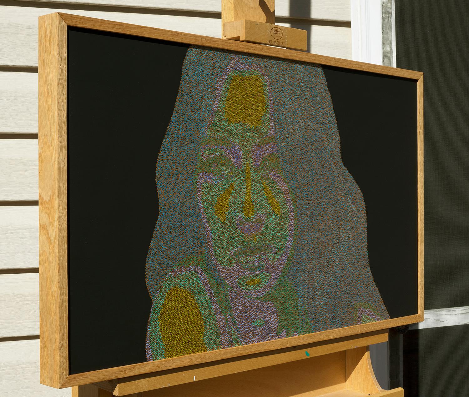Porträt 25-9, Originalgemälde – Painting von Hyoungseok Kim
