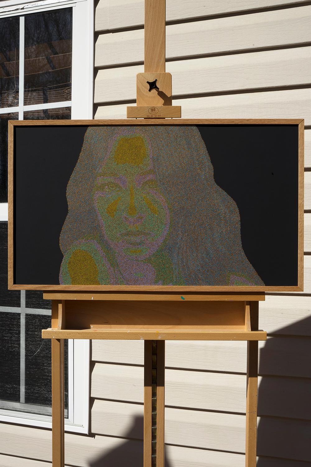 Porträt 25-9, Originalgemälde (Zeitgenössisch), Painting, von Hyoungseok Kim