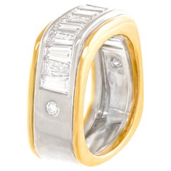 Hyper-Modern Paul Binder Diamond Ring