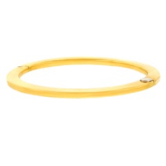 Hyper-Modern Yellow Gold Bangle