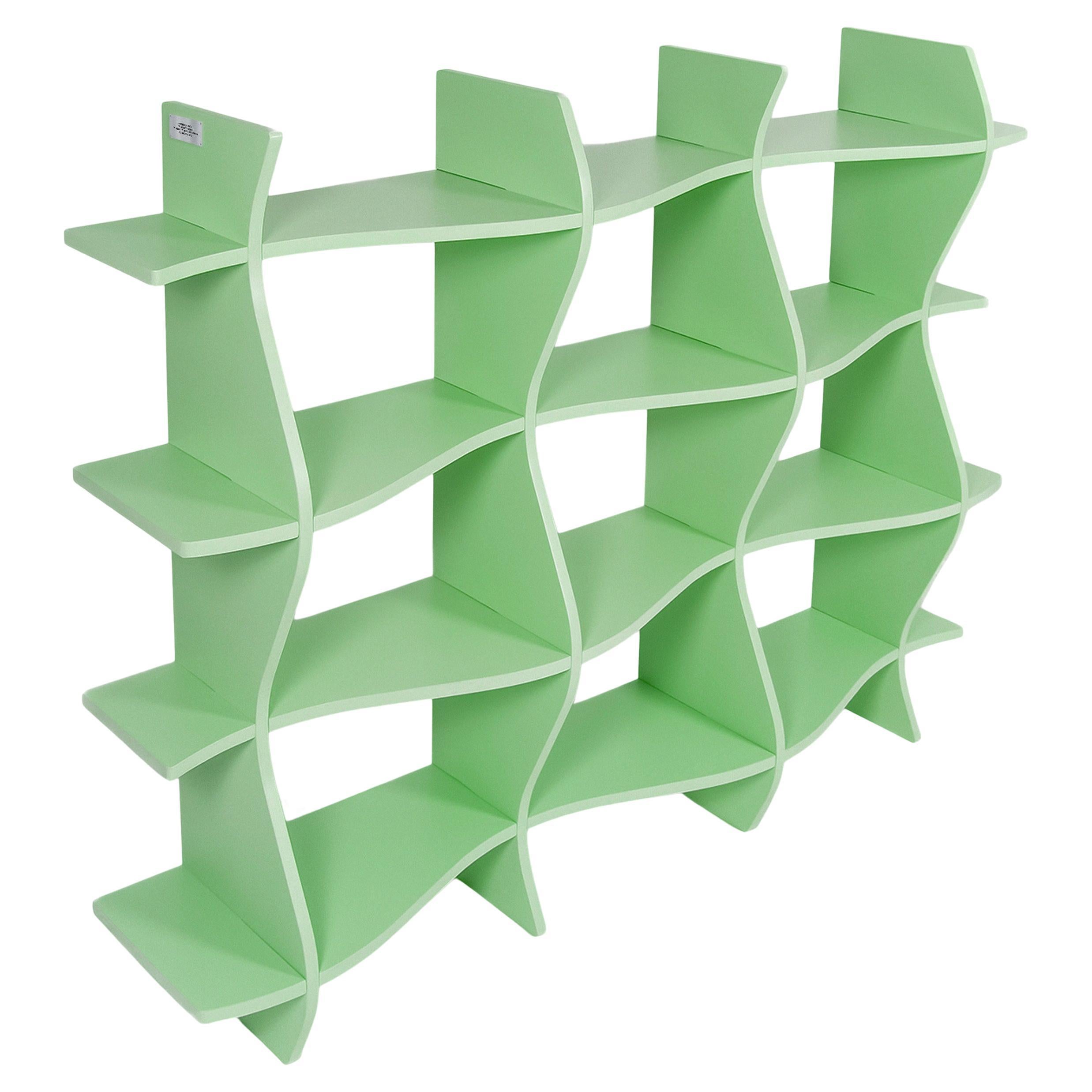 Hyperbolik Shelf - Green Pea For Sale