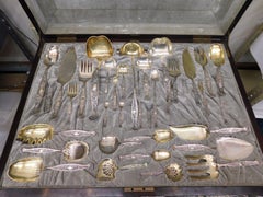 Hyperion by Whiting Sterling Silver Flatware Set Service 193 pc Lg Vintage Chest