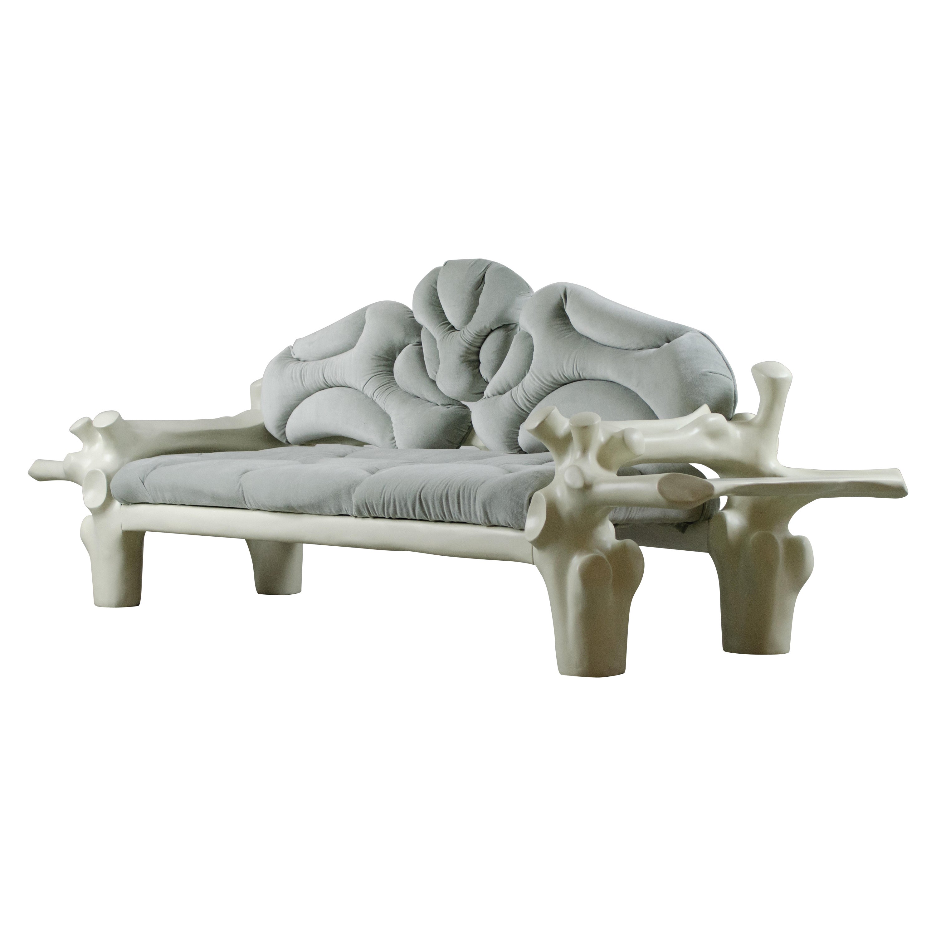 Hyperion Sofa Handmade one of one Couch By Sam Martel For Sale