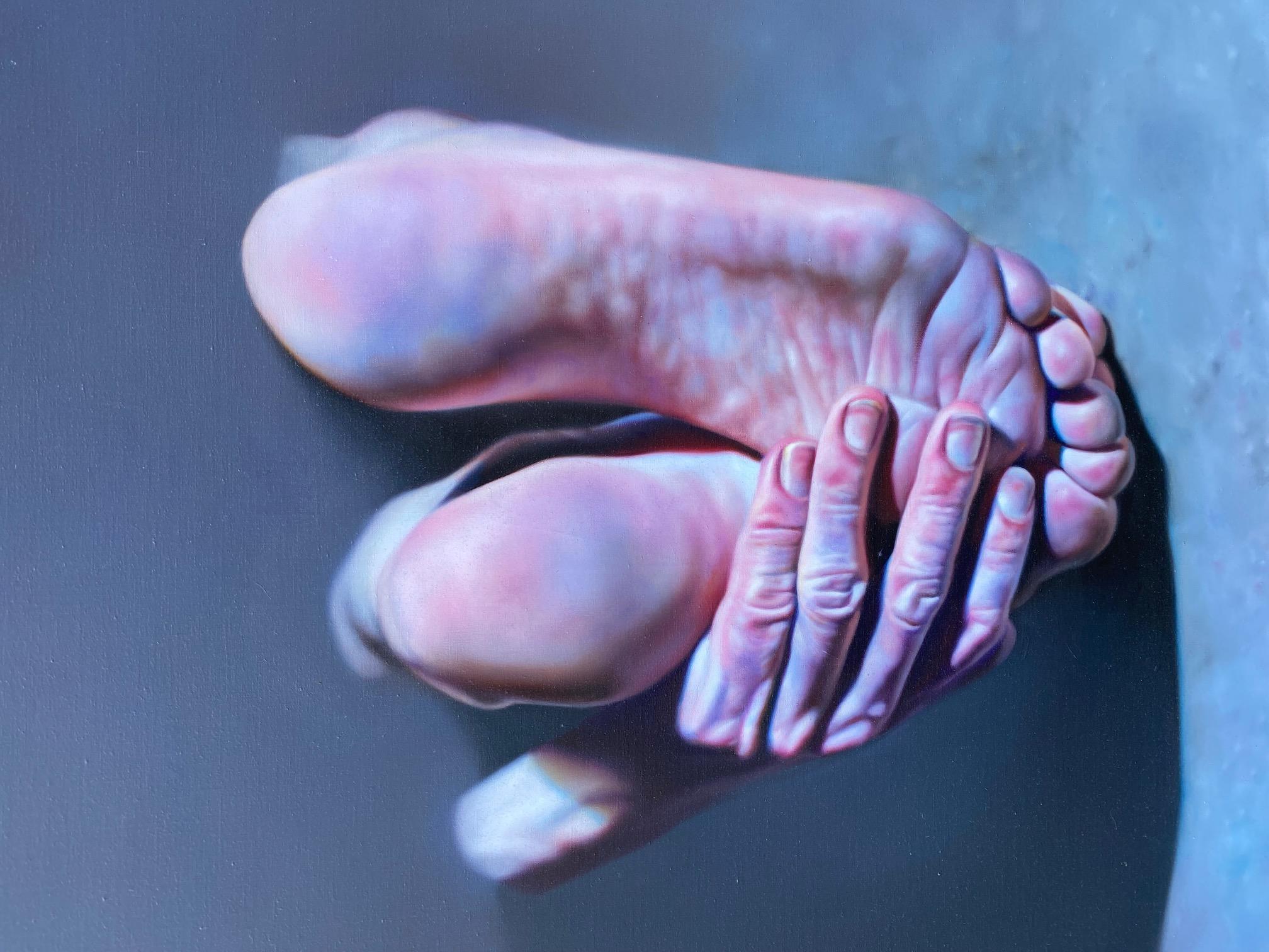 Fine XX secolo Pittura iperrealista di Istvan Sandorfi 
