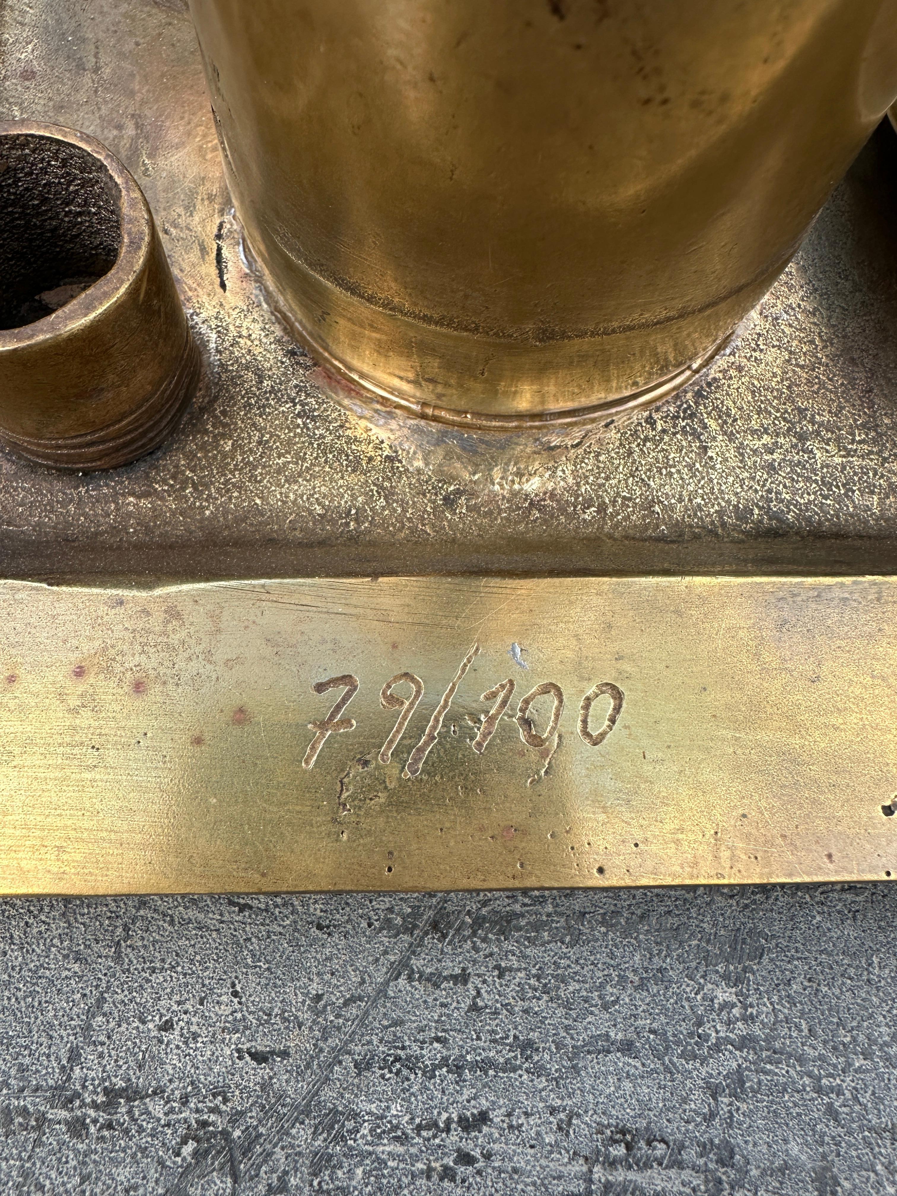 Vassoio iperrealista in bronzo In condizioni buone in vendita a PARIS, FR