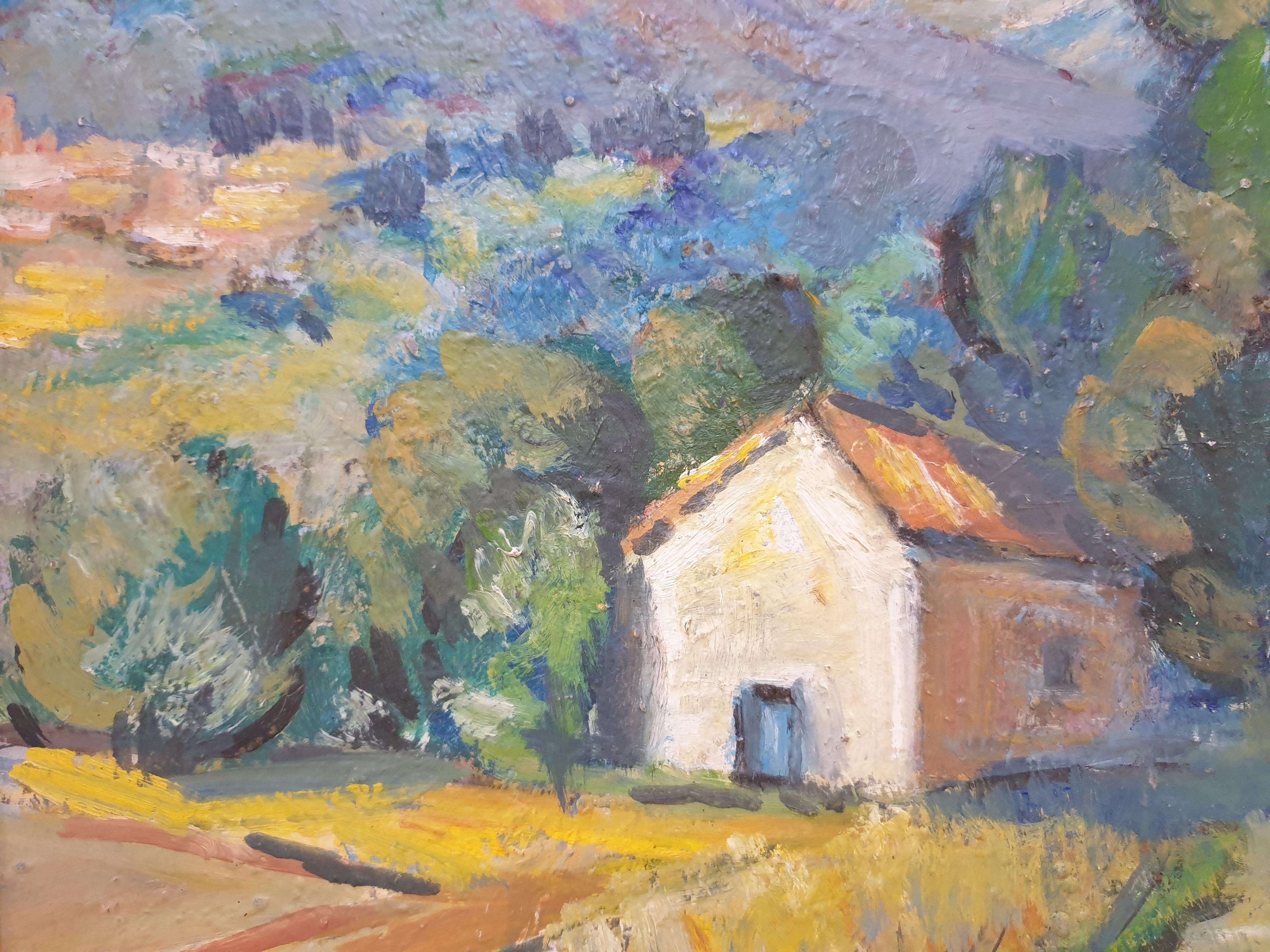Mid-century Fauvist Landscape in the South of France.  6