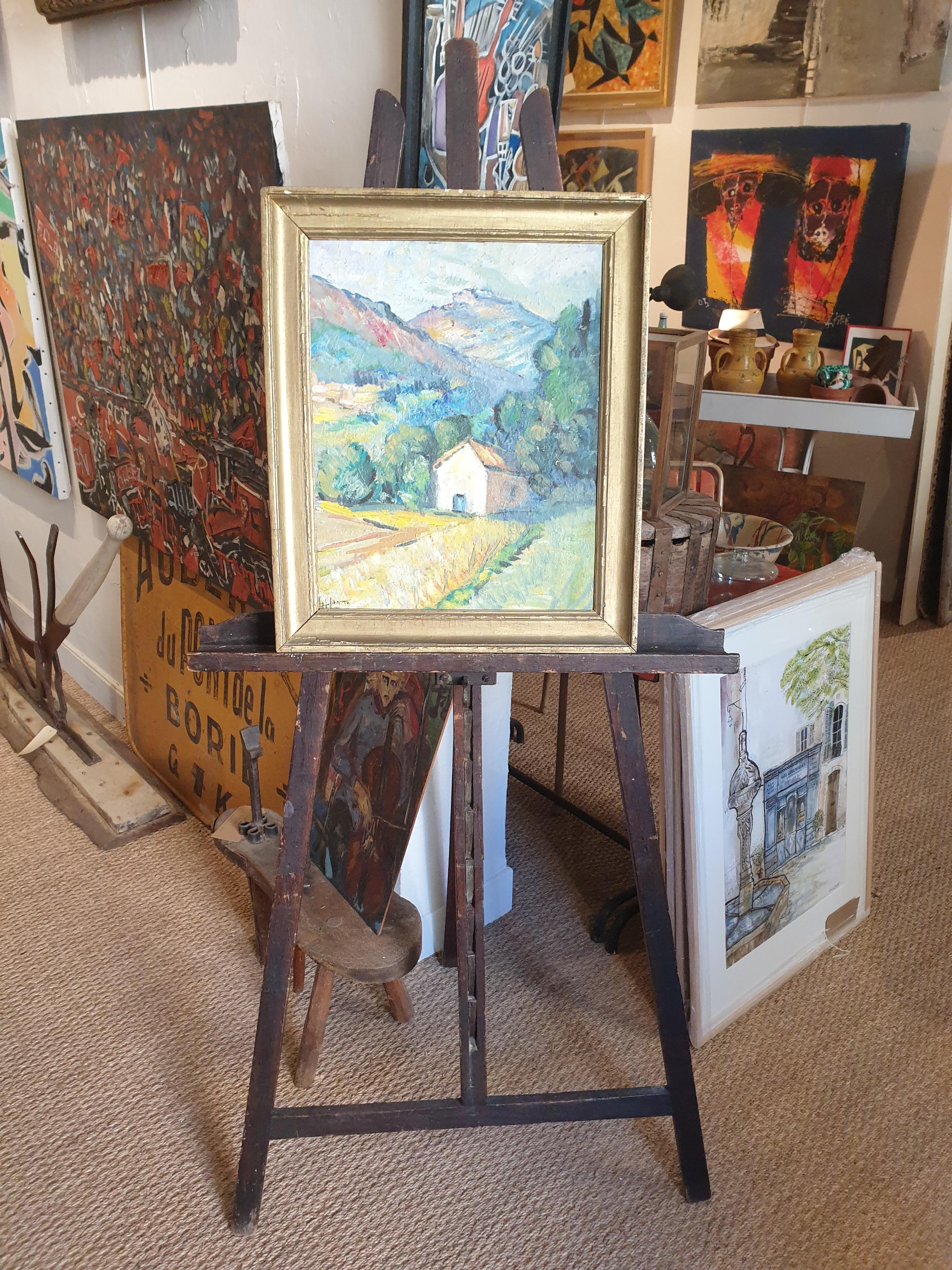 Mid-century Fauvist Landscape in the South of France.  9