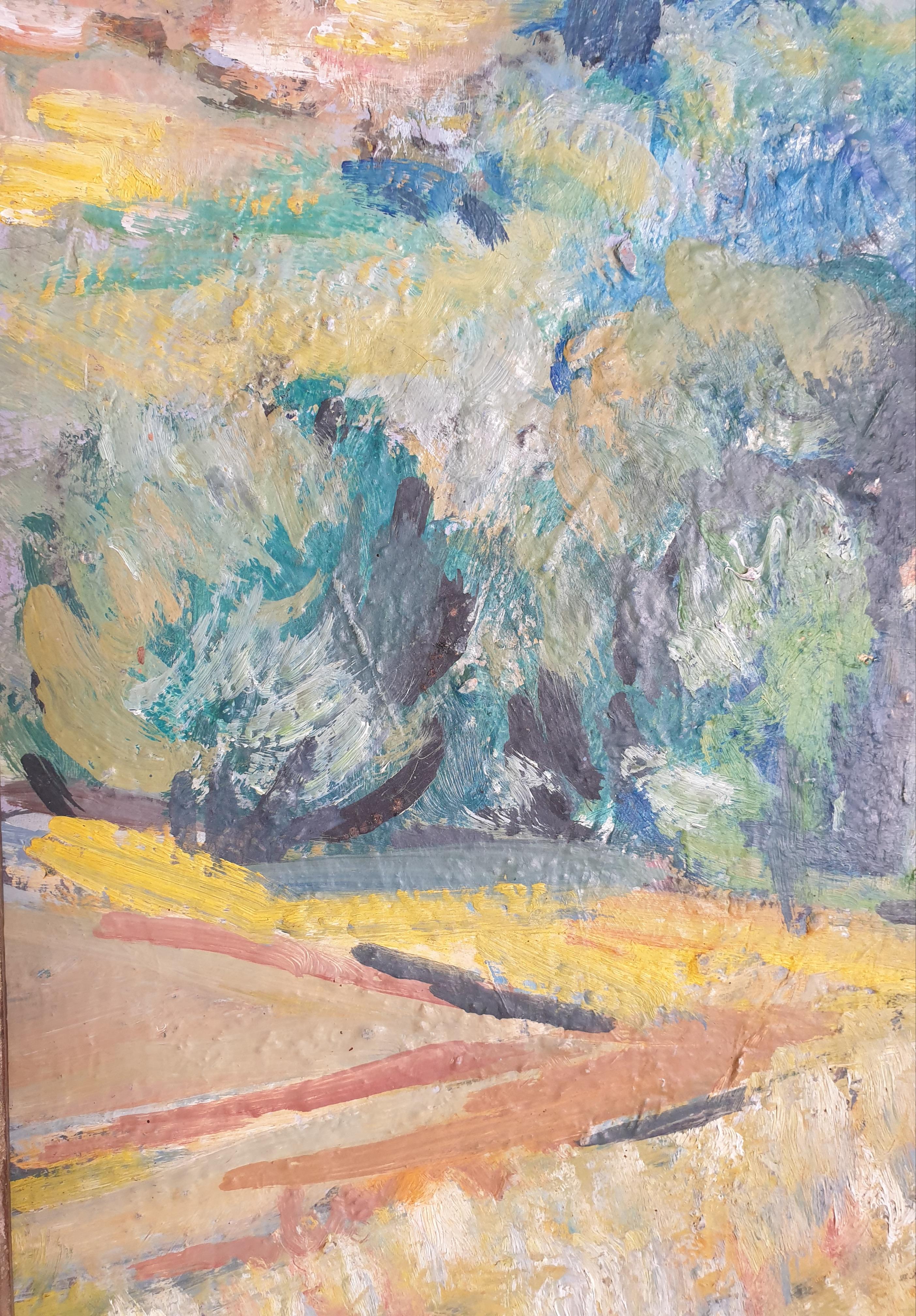 Mid-century Fauvist Landscape in the South of France.  3