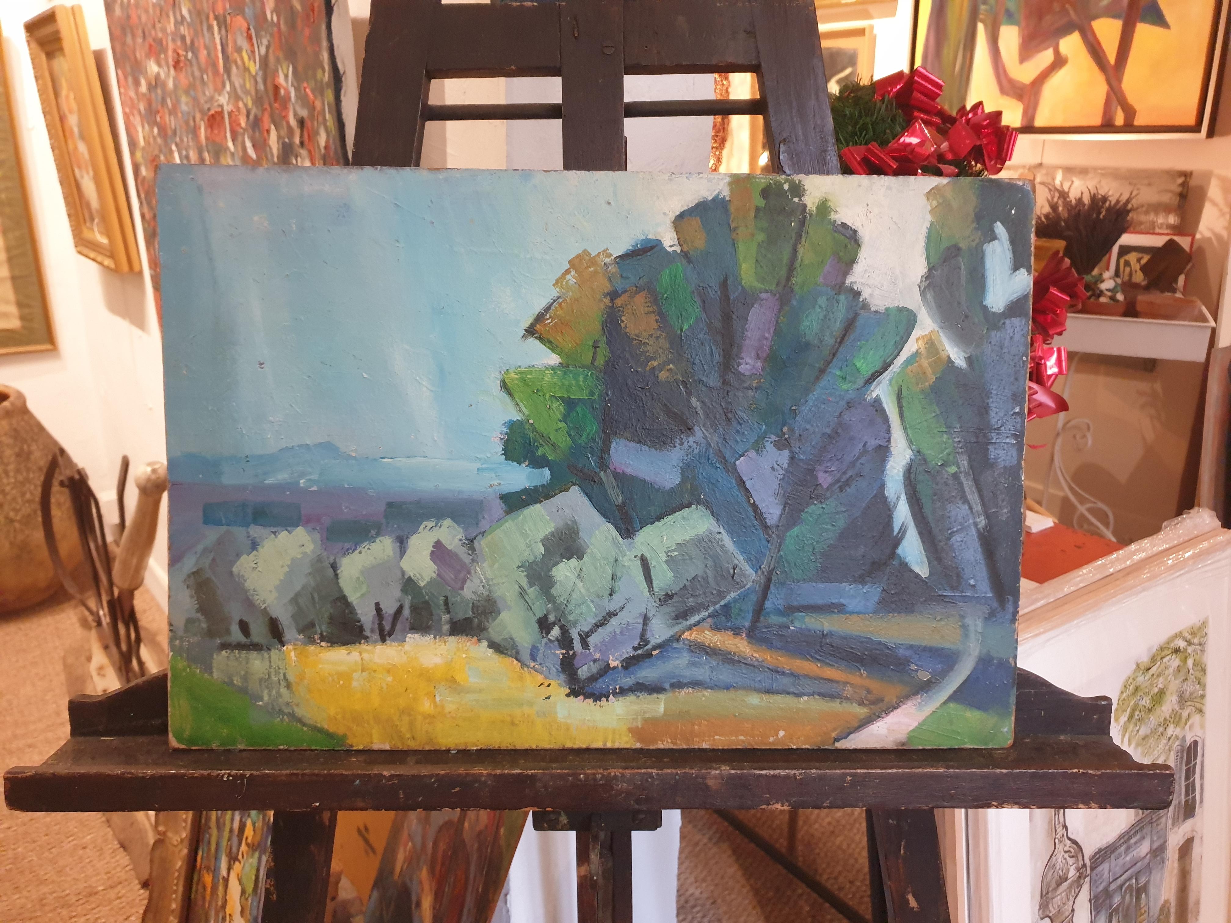 Mid-Century Fauvist Provencal Olive Trees in a Landscape.  For Sale 5