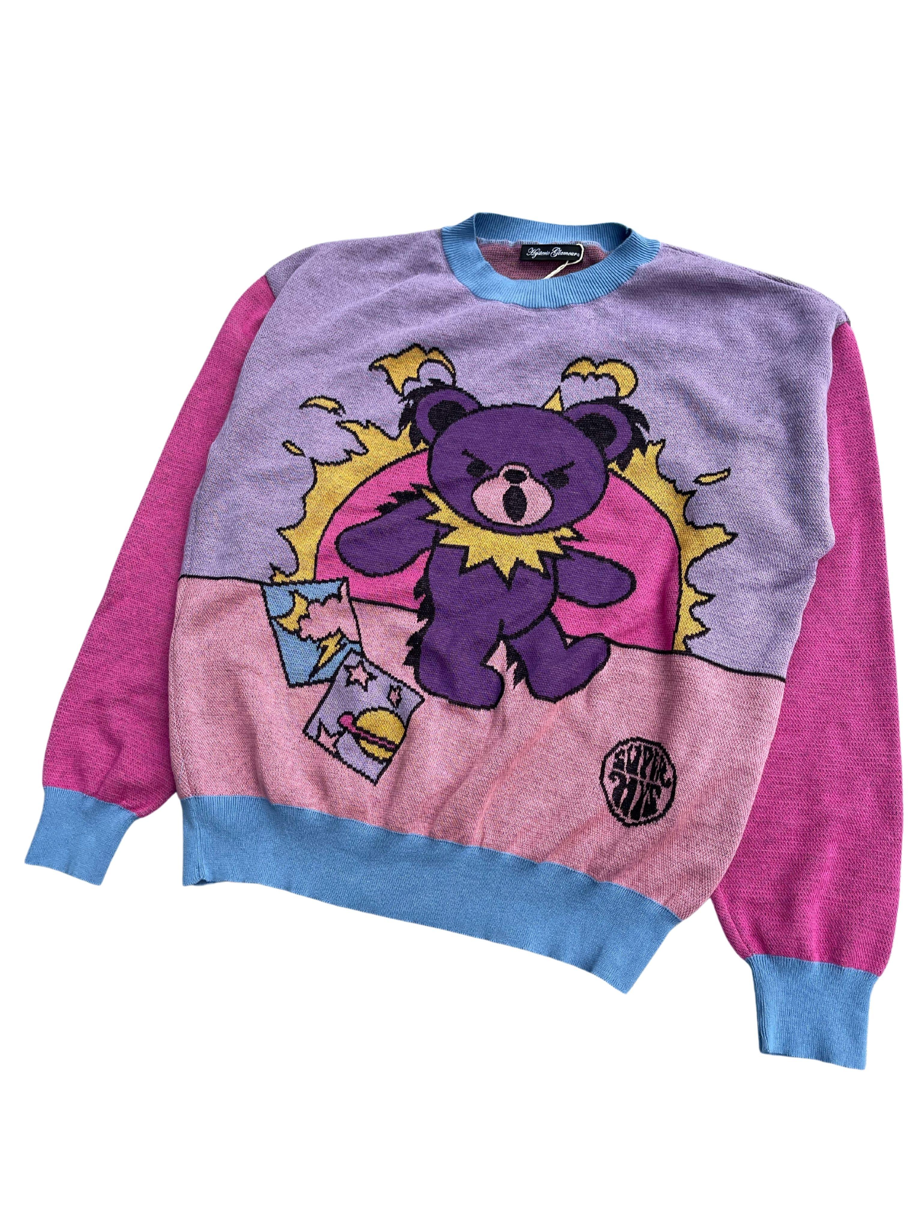 Hysteric Glamour Mad Teddy Sweater, Spring Summer 2020 In New Condition In Tương Mai Ward, Hoang Mai District