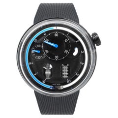 HYT H0 Blue Night Stainless Steel Manual Wind Men's Watch H01059-A