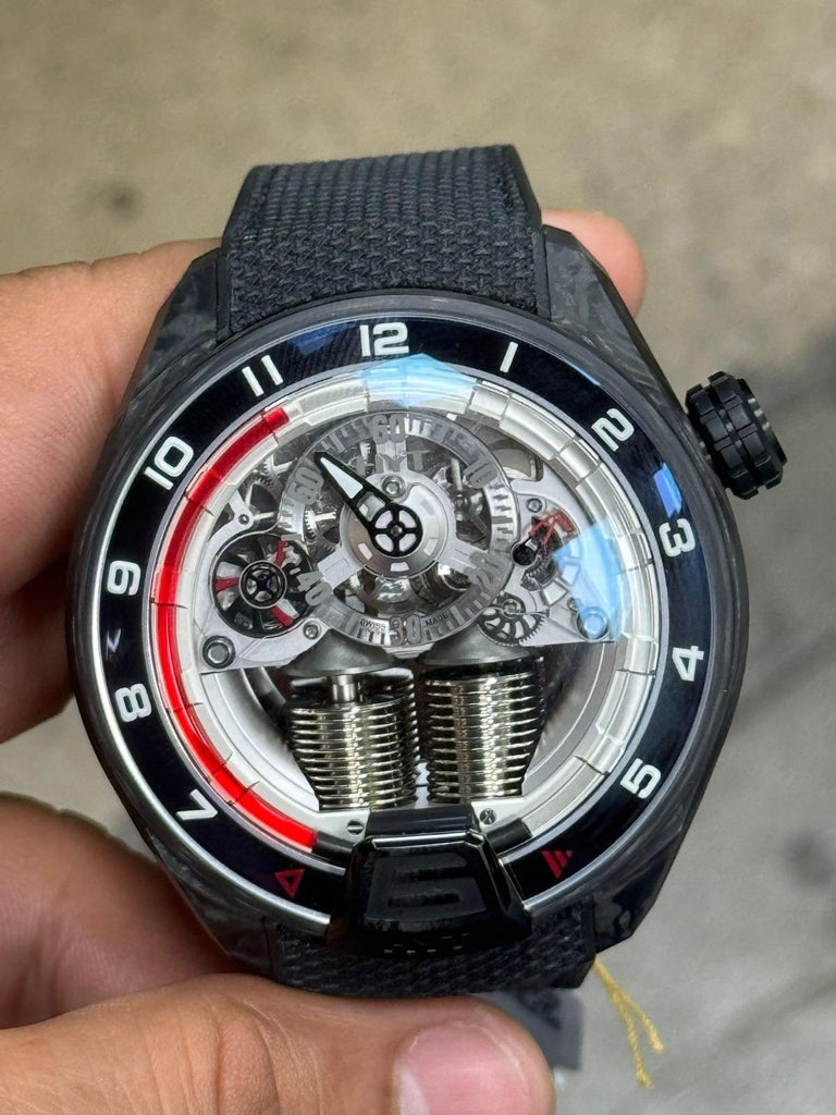 Tourbillon Montre Hyt Prix HYT H4 Gotham Montre Pour Hommes H4-CB