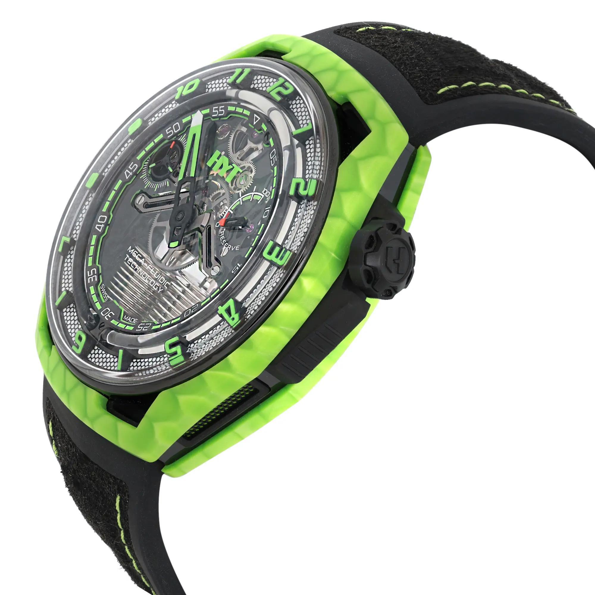 Montre HYT Hastroid Green Laser Titanium Composite H02755 Neuf - En vente à New York, NY
