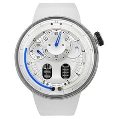 HYT HO 48.8mm Steele Quadrante Silver Uomo Orologio a carica manuale H00840.WT