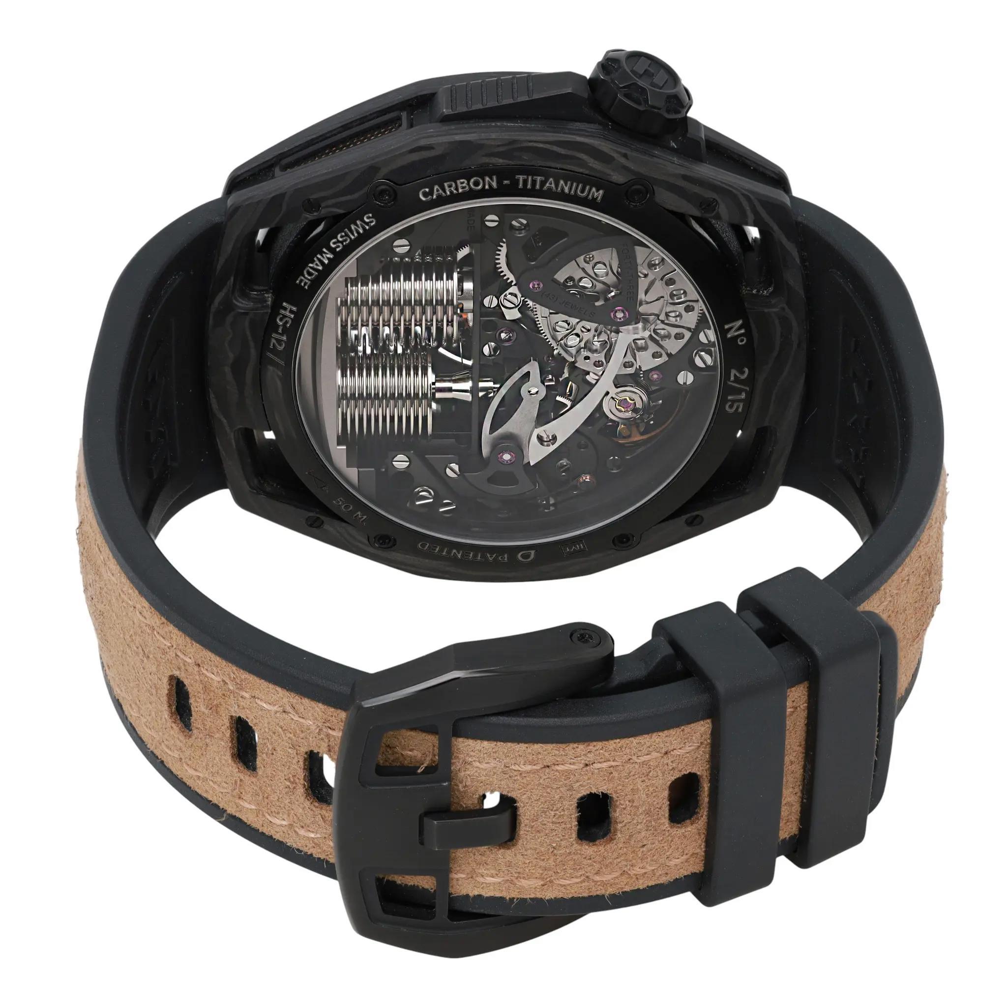 HYT Moon Runner Desert Carbon Titanium Edition limitée à 15 montres H02984-A en vente 1