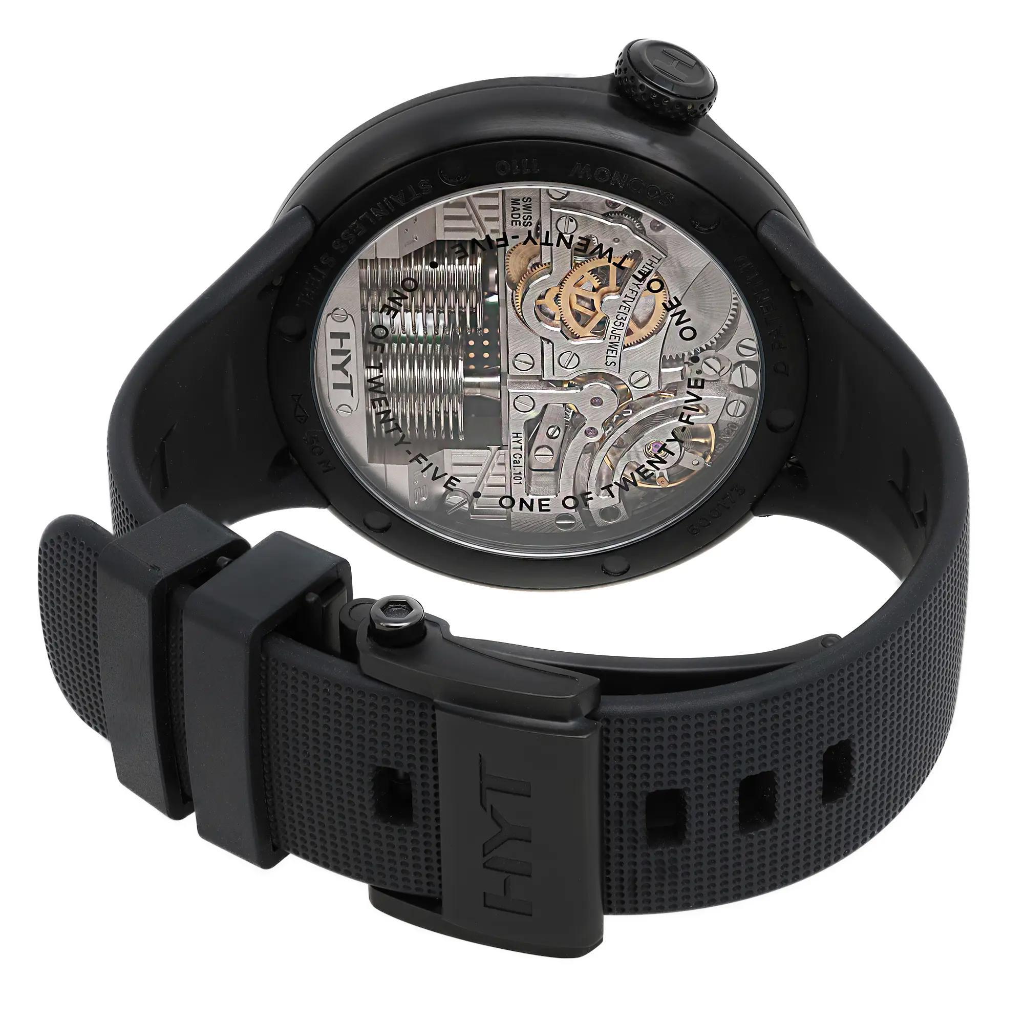 HYT Soonow Green Limited Edition Skull Grey Dial Mens Watch H02235 For Sale 1