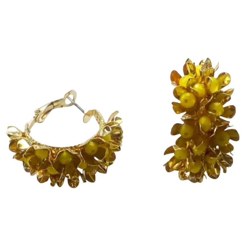 Hyacinthus Hoop Earrings  For Sale