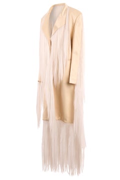 Hyun Mi Nielsen A/W Ivory Long Hair Tailored Coat
